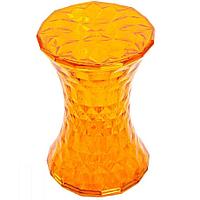 Стул-пуф Stone Bradex Zara FR 0056 прозрачный оранжевый
