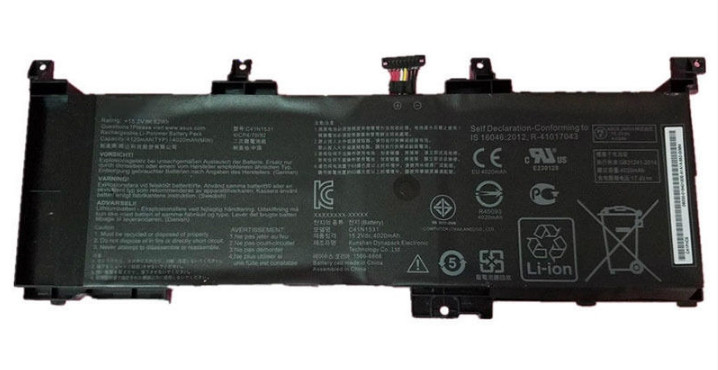 Аккумулятор (батарея) для ноутбука Asus Rog S5VM6700 (C41N1531) 15.2V 63Wh