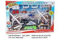 Игровой набор с машинками и самолетами "Аэропорт" HS69101-3