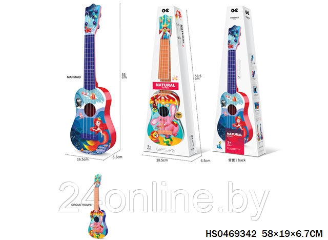 Детская гитара 77-01B - фото 1 - id-p174711203
