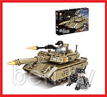 FC4002 Конструктор "Основной боевой танк М1А2 Abrams m1a2", 406 деталей