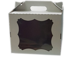 Коробка для торта 300х300х200 ("чемодан")