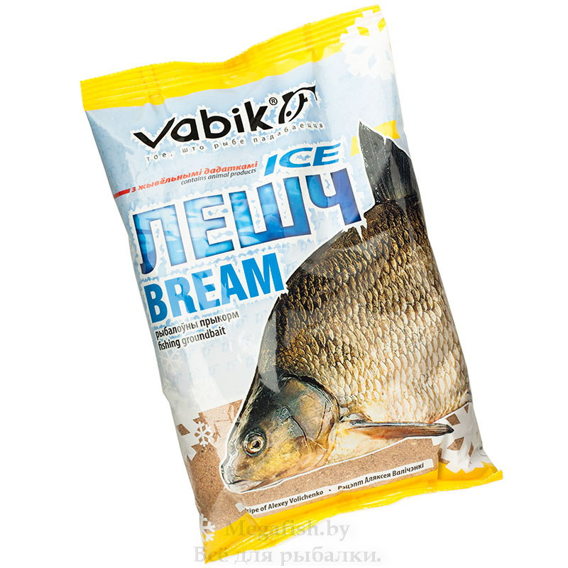 Прикормка зимняя Vabik ICE Bream (желто-коричневая) Лещ холодная вода 0.75 кг - фото 1 - id-p174757050