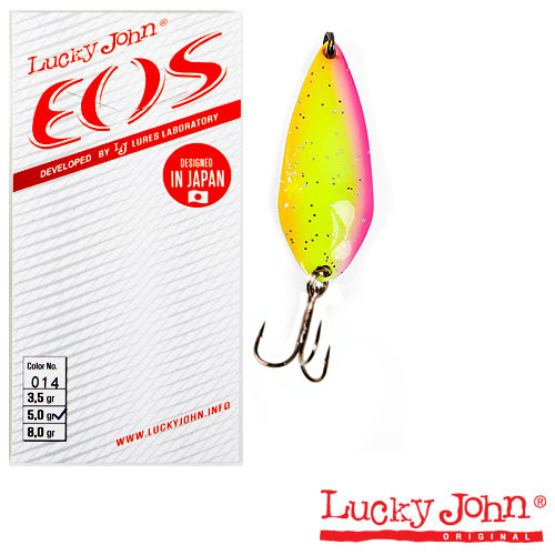 Колеблющаяся блесна Lucky John EOS 8,0 g ( 44 mm, 8.0 g) цвет 018 - фото 1 - id-p174756716