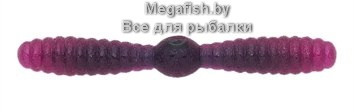 Приманка Megabass Cats kill worm 1.5" (0.66 гр; 6.4 см; 10 шт.) Purple Grape Core - фото 1 - id-p174756733