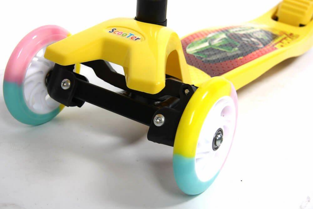 Детский самокат New Scooter Maxi Мультяшки. Усиленная платформа хот вилс - фото 3 - id-p149450690