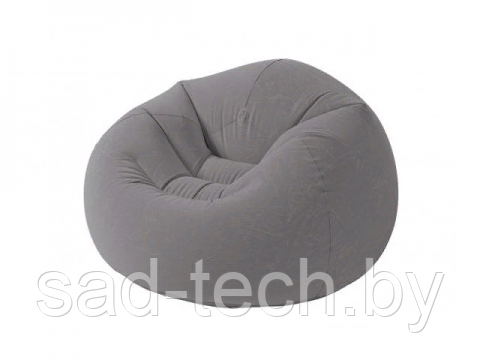 Надувное кресло-мешок Beanless Bag (Бенлесс Бэг), 107х104х69 см, INTEX - фото 1 - id-p174760901