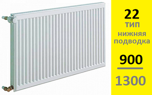 Радиатор KERMI Therm-X2 Profil-Ventil FТV тип 22 900-1300, фото 2