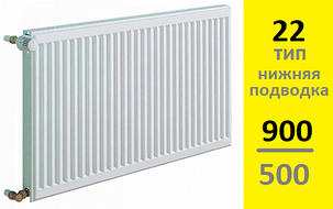 Радиатор KERMI Therm-X2 Profil-Ventil FТV тип 22 900-500, фото 2