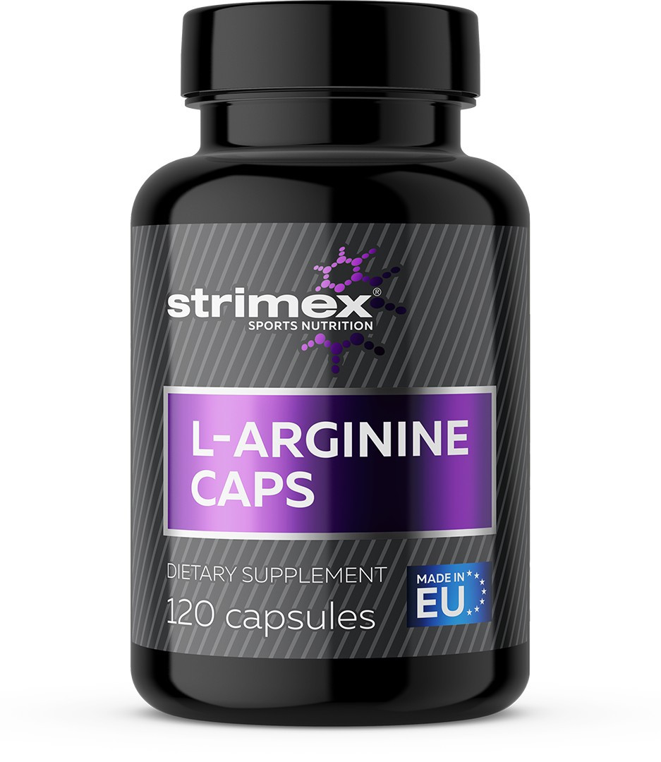 Аминокислоты и BCAA Strimex Sport Nutrition L-Arginine Caps 120 капс - фото 1 - id-p109300741