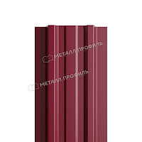 Штакетник металлический МП LАNE-T 16,5х99 (ПЭ-01-3005-0.45) RAL 3005 Красное вино