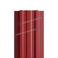 Штакетник металлический МП LАNE-T 16,5х99 (ПЭ-01-3011-0.45)RAL 3011 Коричнево-красный