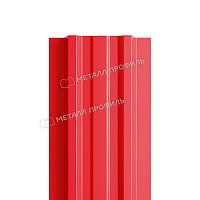 Штакетник металлический МП LАNE-T 16,5х99 (ПЭ-01-3020-0.45)RAL 3020 Красный насыщенный