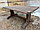 Стол садовый и банный из массива сосны "Машека Премиум" 1,5 метра, фото 4