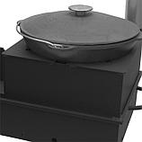 Подставка Will grill под казан (печь), металл 3мм, 63х35хдиаметр 32.5 см, фото 4