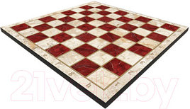 Шахматная доска Yenigun Красный мрамор XL / B00200801