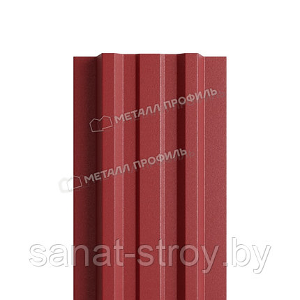Штакетник металлический МП LАNE-T 16,5х99 (VikingMP-01-3011-0.45)  RAL 3011 Коричнево-красный, фото 2