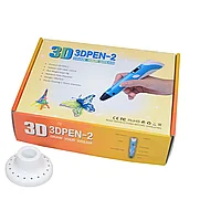 3D Pen-2 Комплект 3D ручка PEN PLUS с набором прочного 3д пластика несколько цветов