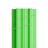 Штакетник металлический МП LАNE-T 16,5х99 NormanMP (ПЭ-01-6018-0.5) RAL 6018 Жёлто-зелёный