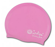 Шапочка для плавания INDIGO 105SC розовая силикон