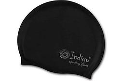 Шапочка для плавания INDIGO 102SC черная силикон
