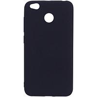 Силиконовый чехол для Xiaomi Redmi 4X "Silicone Cover" (бампер) с закрытым низом, черный