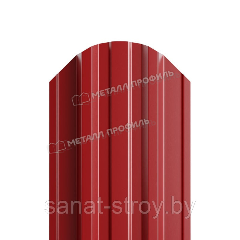 Штакетник металлический МП TRAPEZE-O 16,5х118 (ПЭ-01-3011-0.4) RAL 3011 Коричнево-красный - фото 1 - id-p174779079