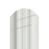 Штакетник металлический МП TRAPEZE-O 16,5х118 (ПЭ-01-9010-0.45) RAL 9010 Чистый белый