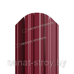 Штакетник металлический МП TRAPEZE-O 16,5х118 (ПЭД-01-3005\3005-0.45) RAL 3005/3005 Красное вино двухсторонний