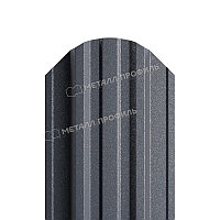 Штакетник металлический МП TRAPEZE-O 16,5х118 (VikingMP-01-7024-0.45) RAL 7024 Серый графит