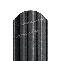 Штакетник металлический МП TRAPEZE-O 16,5х118 (VikingMP-01-9005-0.45)RAL 9005 Черный темный