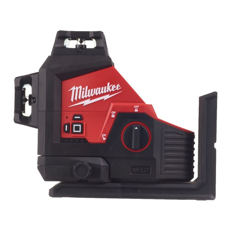 Линейный лазерный нивелир MILWAUKEE с зеленым лучом M12 3PL-0C - фото 2 - id-p174794686