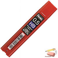 Грифель для механических карандашей Pentel Ain Steine, HB, 0,5 мм., арт.С275-НВ