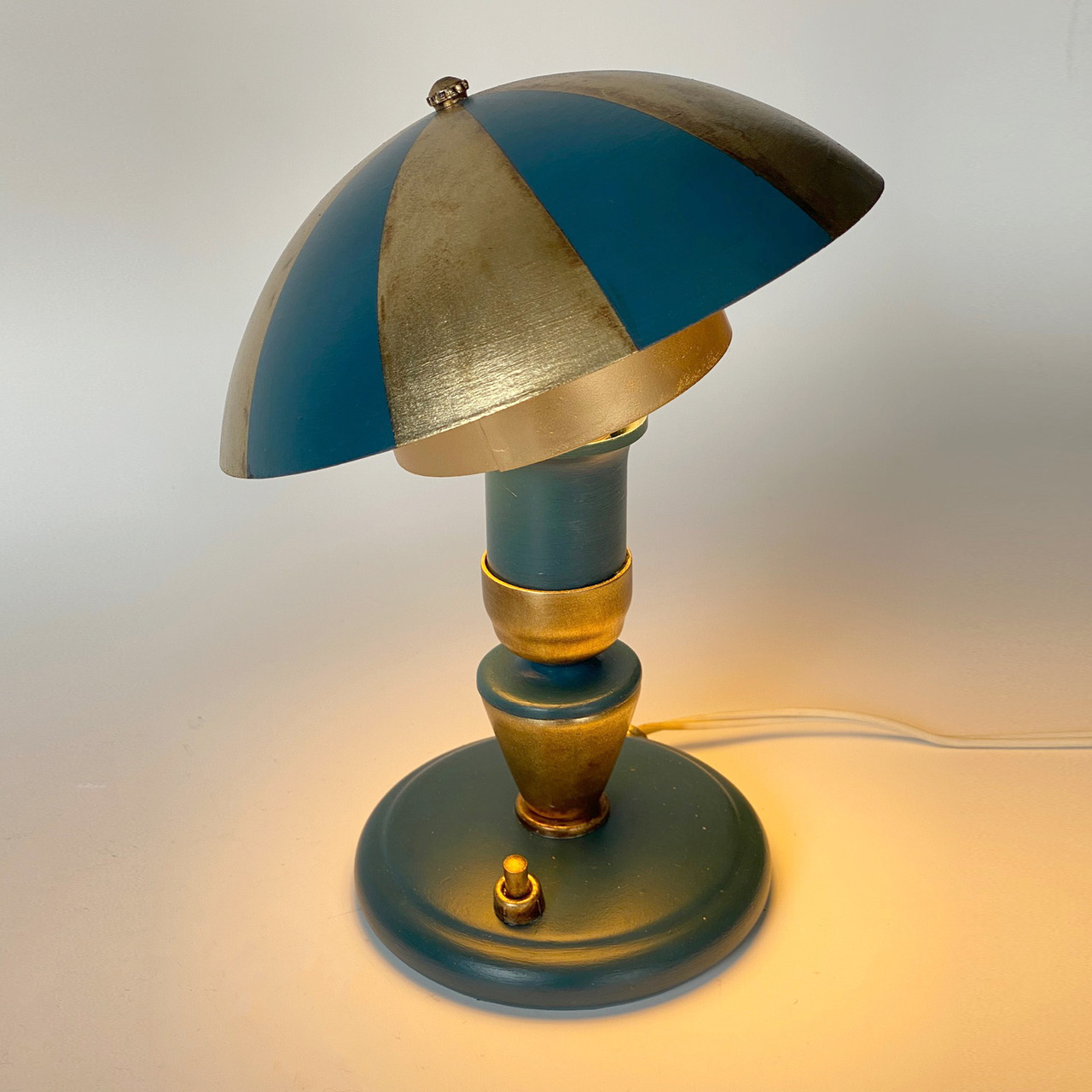Лампа настольная, ночник Волшебный зонтик, винтаж. СССР - фото 2 - id-p174798189