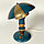 Лампа настольная, ночник Волшебный зонтик, винтаж. СССР, фото 6