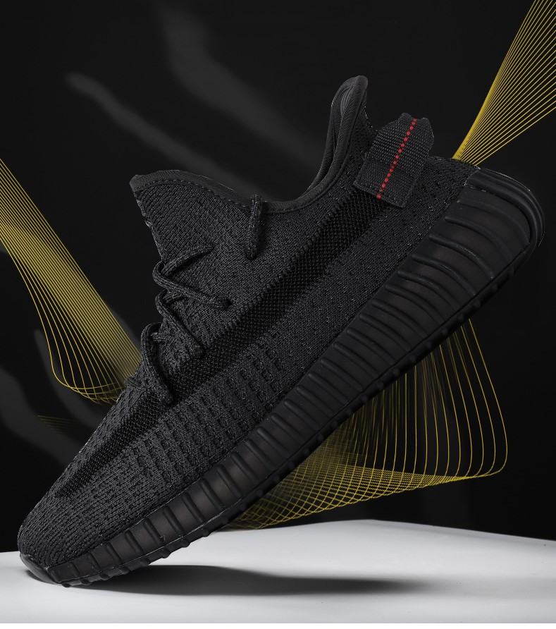 Кроссовки Adidas Yeezy Boost 350 V2 Static Black Reflective - фото 2 - id-p174798901