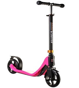 Самокат двухколесный Scooter Cool Baby арт. 218 розовый си - фото 1 - id-p174798395
