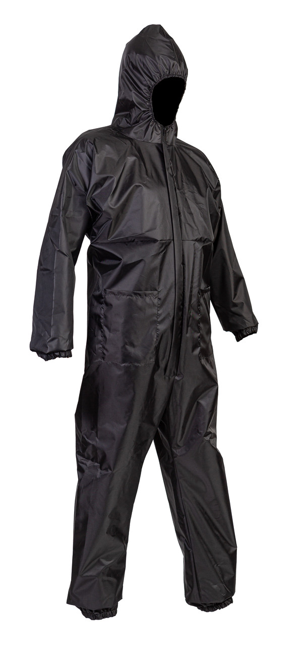 Комбинезон защитный "FENC" из ткани Оксфорд, цвет: Черный, р-р L - фото 2 - id-p174802682