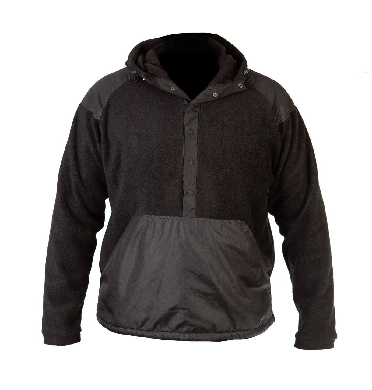 Куртка из флиса на кнопках, размер XL, цвет черный - фото 2 - id-p174802743