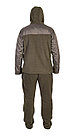 Куртка из флиса на молнии марки "FENC", размер XXL, цвет олива, с отделкой из ткани "Дюспо", фото 6