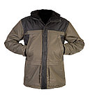 Куртка демисезонная Хайтек -15*С+15*С, размер: XL, удлиненная, цвет: Олива+Черный, фото 2