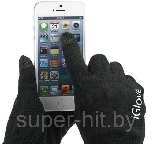 Сенсорные перчатки iGlove Цвет черный - фото 1 - id-p174803092