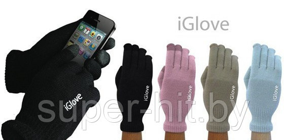 Сенсорные перчатки iGlove Цвет черный - фото 3 - id-p174803092
