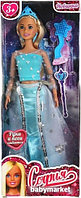 Кукла Карапуз София Снежная принцесса в голубом платье 66001P-F1-S-BB