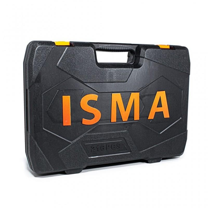 Набор инструментов 216пр.1/4''3/8''1/2''(6гр.)(4-32мм) ISMA ISMA-38841 - фото 6 - id-p174826607