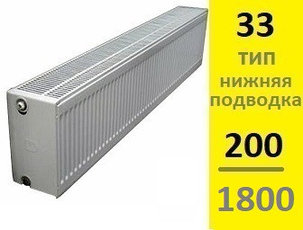 Радиатор KERMI Therm-X2 Profil-Ventil FТV тип 33 200-1800, фото 2