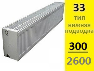 Радиатор KERMI Therm-X2 Profil-Ventil FТV тип 33 300-2600, фото 2