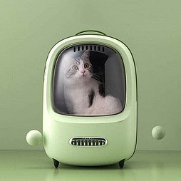 Рюкзак-переноска для кошек Xiaomi Petkit Fresh Wind Cat BackPack Green P7701