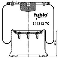 Пневморессора (4813) со стаканом 344813-7C FABIO