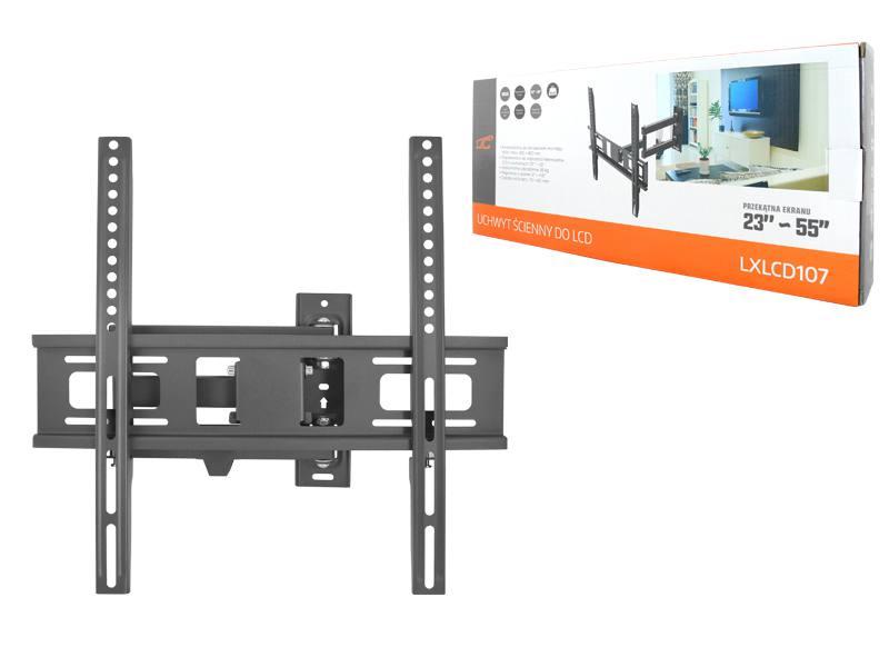 Крепление настенное для ЖКИ телевизора 23-55 поворотно-наклонное LXLCD107